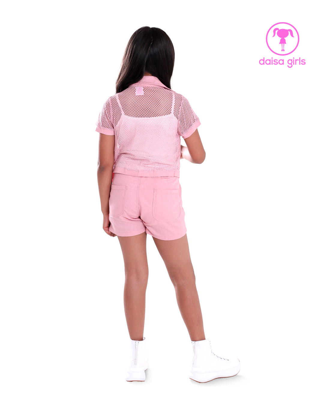 conjunto-short-lino-rigido-blusa-malla-tapas-bolsillos-palo-rosa-vista-espalda-esqueleto-3-prendas-ropa-para-nina-daisa-girls-bogota-colombia