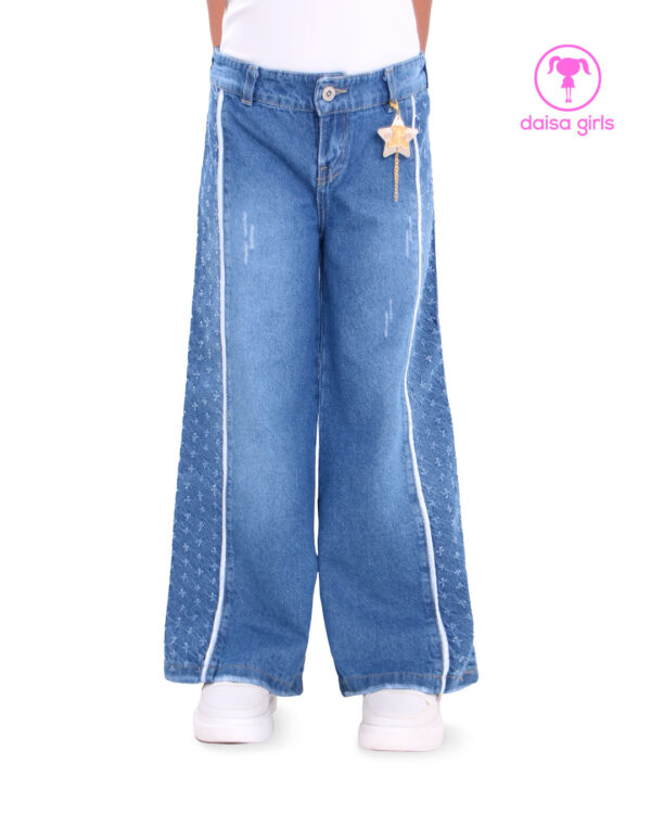 pantalon-jean-rigido-palazzo-flare-laser-perforado-embone-lateral-azul-medio-vista-delantero-ropa-para-nina-daisa-girls-bogota-colombia