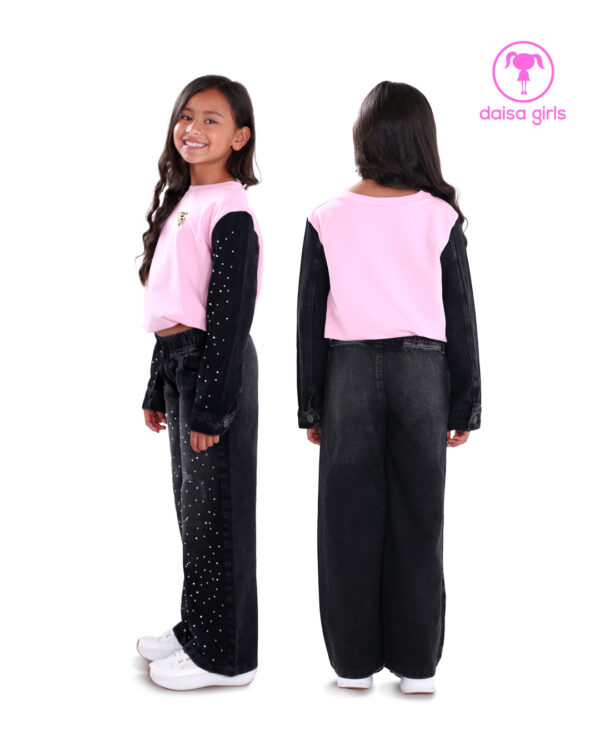 conjunto-buso-burda-licrada-cuello-rib-jareta-puño-boton-pantalon-rigido-jean-palazzo-encauchada-bolsillos-negro-ropa-para-nina-daisa-girls-bogota-colombia-2