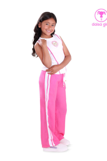 conjunto-pantalon-rayon-crepe-silueta-palaza-bolsillo-sudadera-cortes-laterales-camisilla-rib-manga-sisa-fucsia-vista-lateral-ropa-para-nina-daisa-girls-bogota-colombia