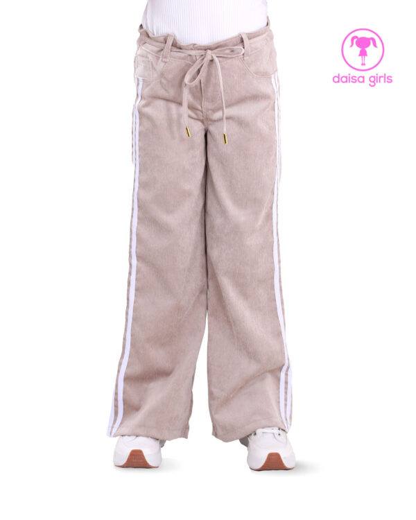 pantalon-pana-silueta-palazo-flare-pretina-caucho-cordon-pretina-cintas-laterales-camel-ropa-para-nina-daisa-girls-bogota-colombia