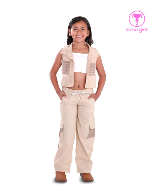 camisa-lino-crop-top-cuello-sport-botones-bolsillos-sisa-pantalon-palazzo-pretina-caucho-cargo-tapas-camel-ropa-para-nina-daisa-girls-bogota-colombia
