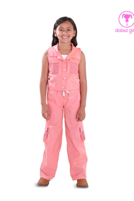 camisa-lino-crop-top-cuello-sport-botones-bolsillos-sisa-pantalon-palazzo-pretina-caucho-cargo-tapas-salmon-ropa-para-nina-daisa-girls-bogota-colombia