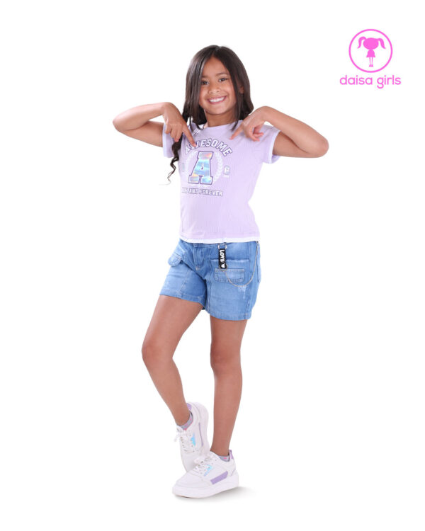 conjunto-short-jean-bolsillos-cargo-blusa-rib-print-lila-ropa-para-nina-daisa-girls-bogota-colombia