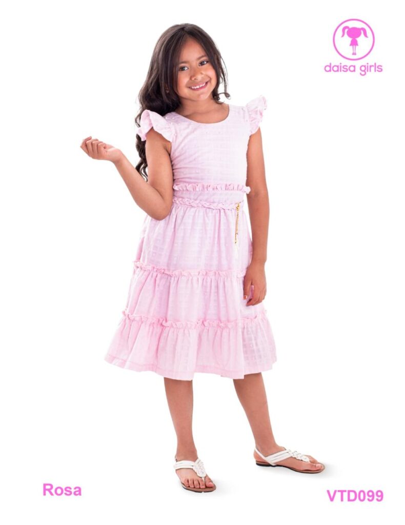 Vestido Rosa Niña Daisa Girl