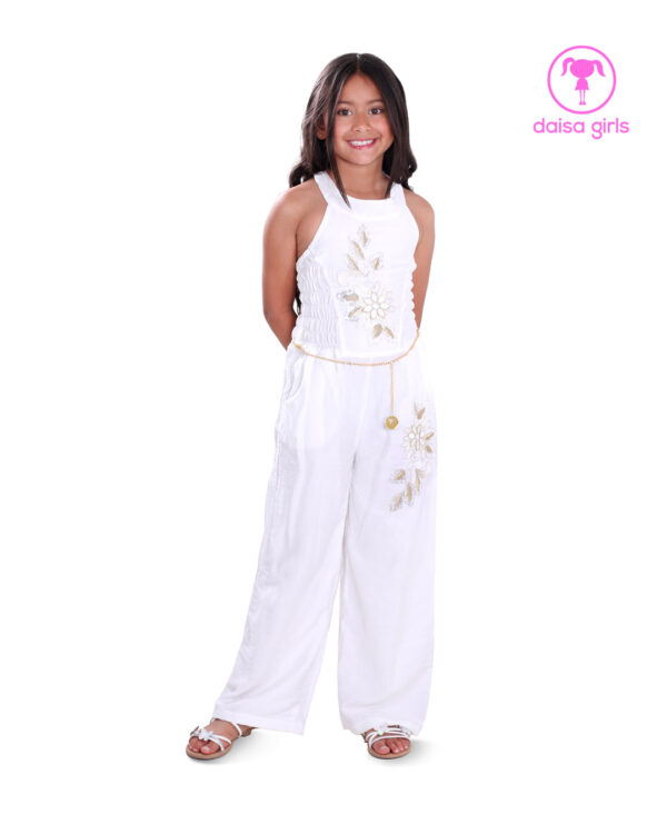 enterizo-pantalon-rayon-escote-redondo-cuello-halter-manga-sisa-abertura-espalda-botones-cintura-entallada-bolsillo-blanca-ropa-para-nina-daisa-girls-bogota-colombia-1