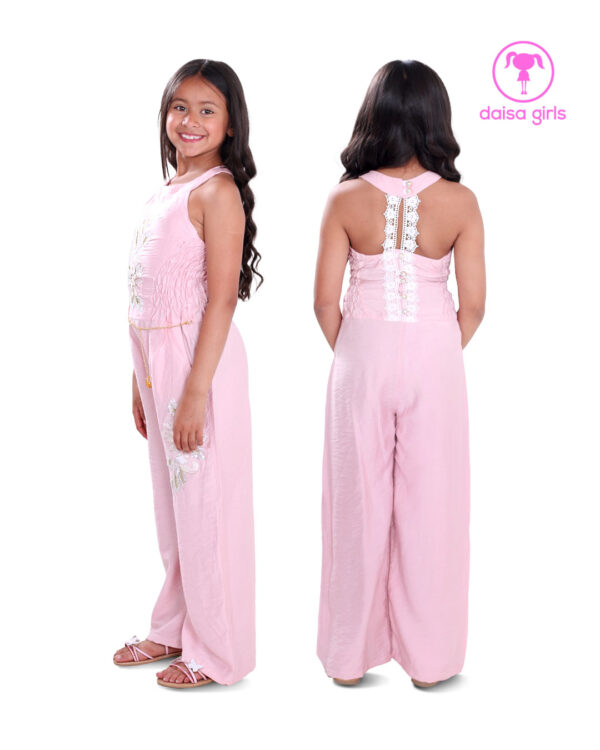 enterizo-pantalon-rayon-escote-redondo-cuello-halter-manga-sisa-abertura-espalda-botones-cintura-entallada-bolsillo-rosado-ropa-para-nina-daisa-girls-bogota-colombia-2