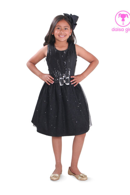 vestido-tafeta-lentejuela-manga-sisa-botonadura-negro-para-nina-daisa-girls-bogota-colombia