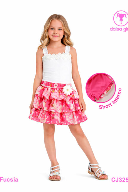 camisa-rayon-crop-manga-sisa-entalle-espalda-falda-short-seda-flores-fucsia-1-daisa-girls-ropa-para-niña-bogota-colombia