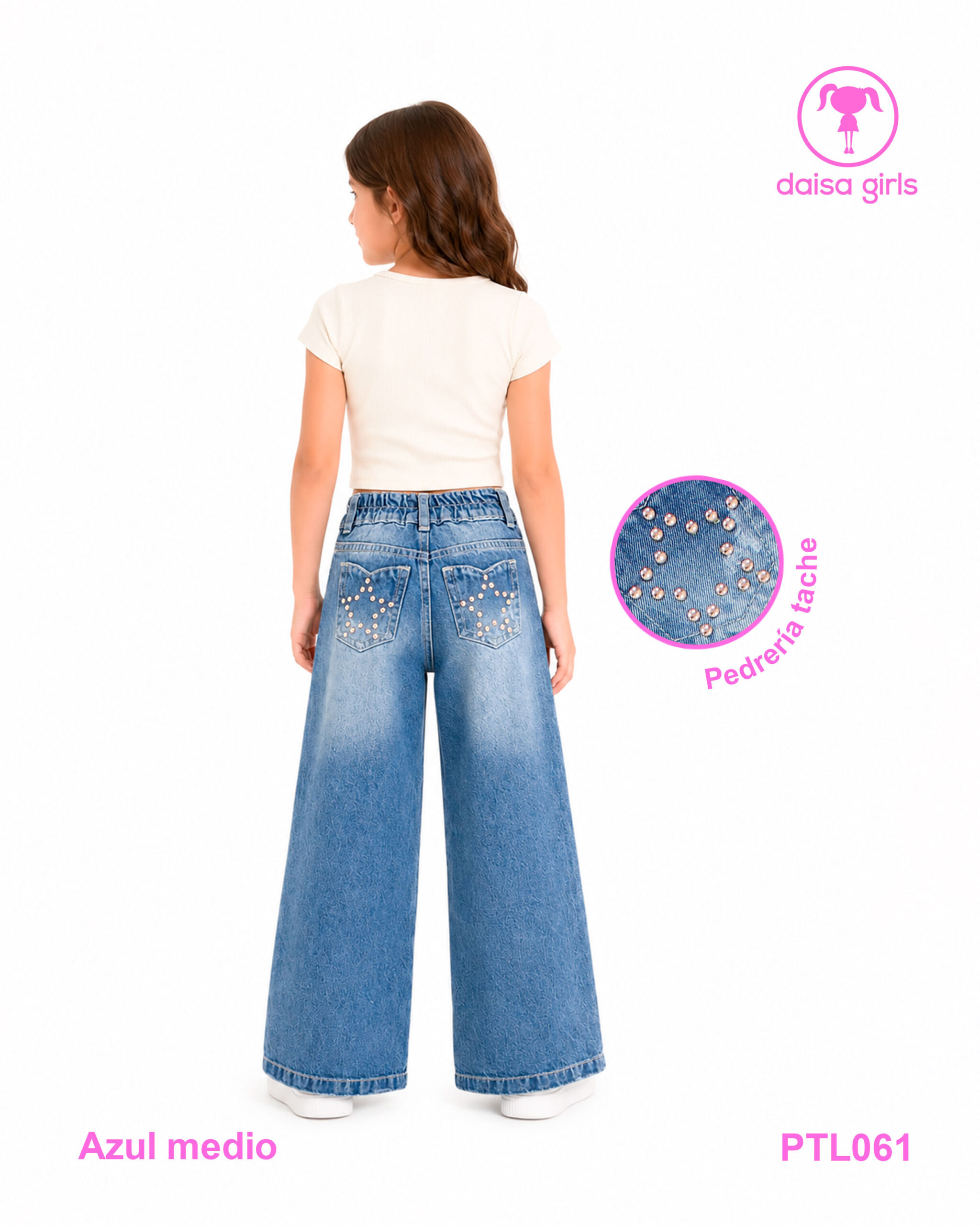 pantalon-jean-rigido-palazo-flare-bolsillo-escote-corazon-trasero-taches-estrellas-azul-medio-2-daisa-girls-ropa-para-niña-bogota-colombia