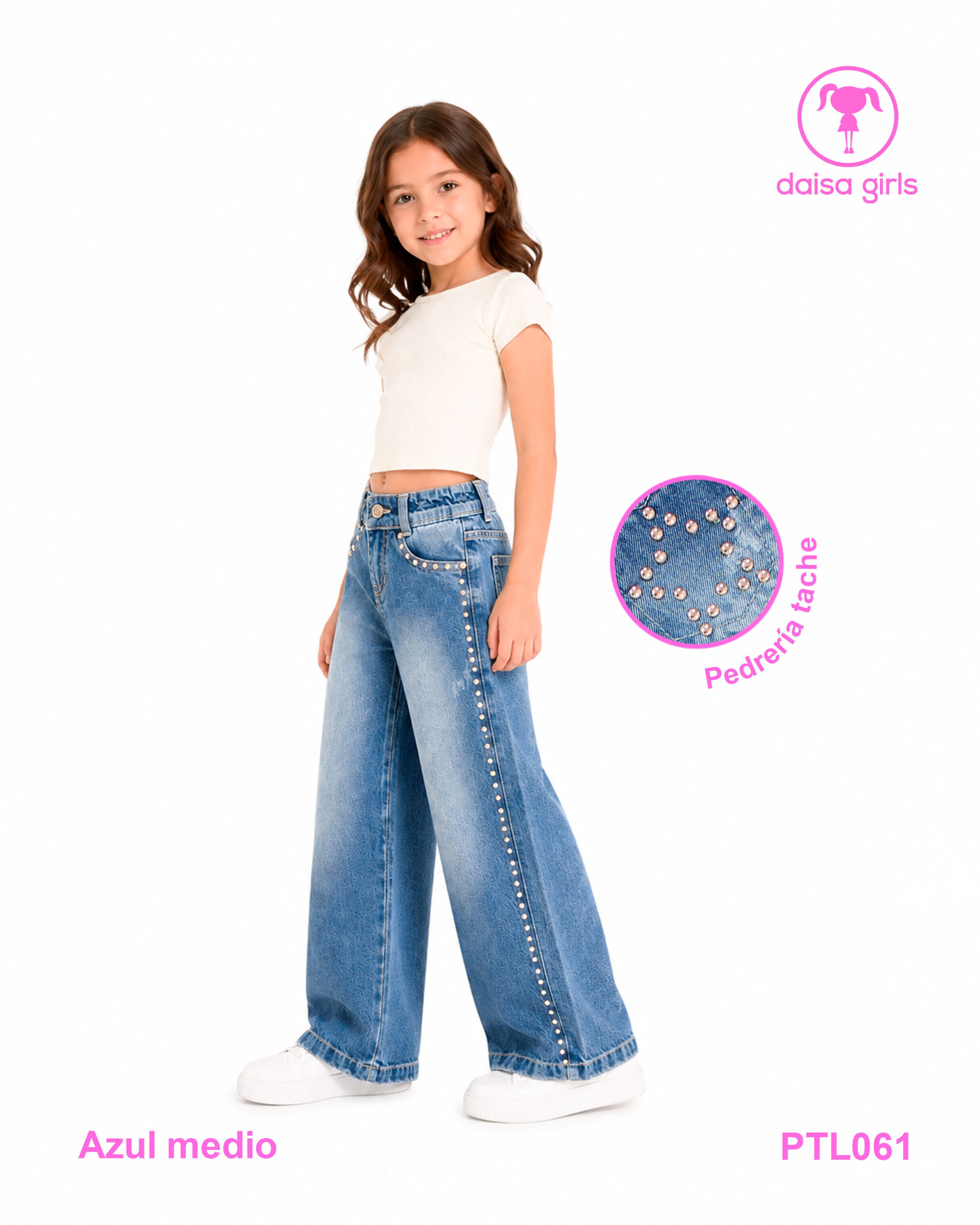 pantalon-jean-rigido-palazo-flare-bolsillo-escote-corazon-trasero-taches-estrellas-azul-medio-3-daisa-girls-ropa-para-niña-bogota-colombia