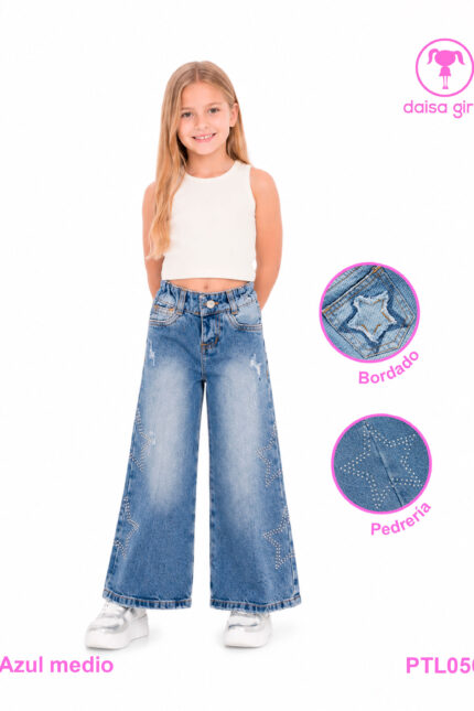 pantalon-jean-rigido-palazo-flare-imitacion-bolsillos-relojero-bordado-estrellas-pedreria-azul-medio-1-daisa-girls-ropa-para-niña-bogota-colombia