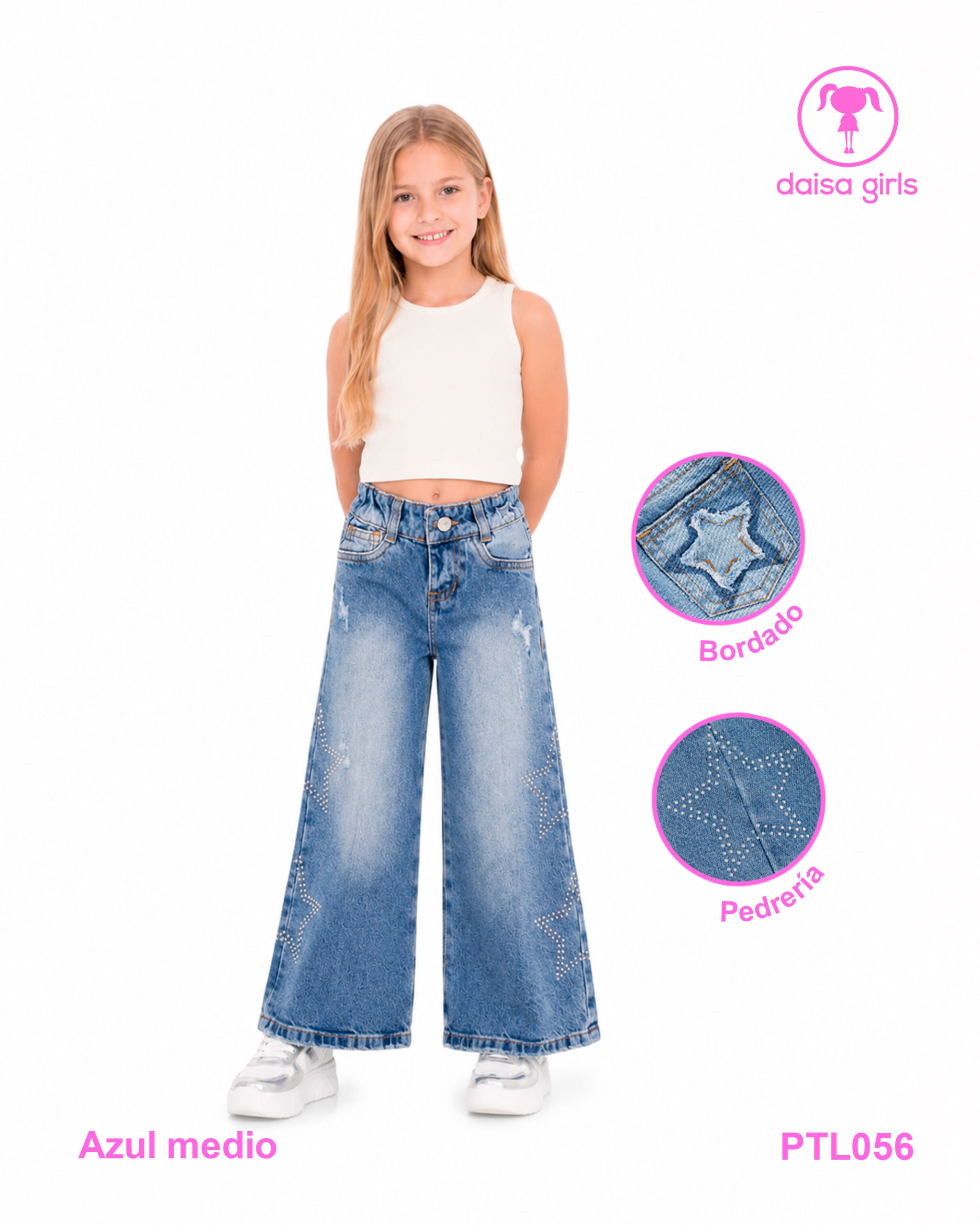 pantalon-jean-rigido-palazo-flare-imitacion-bolsillos-relojero-bordado-estrellas-pedreria-azul-medio-1-daisa-girls-ropa-para-niña-bogota-colombia